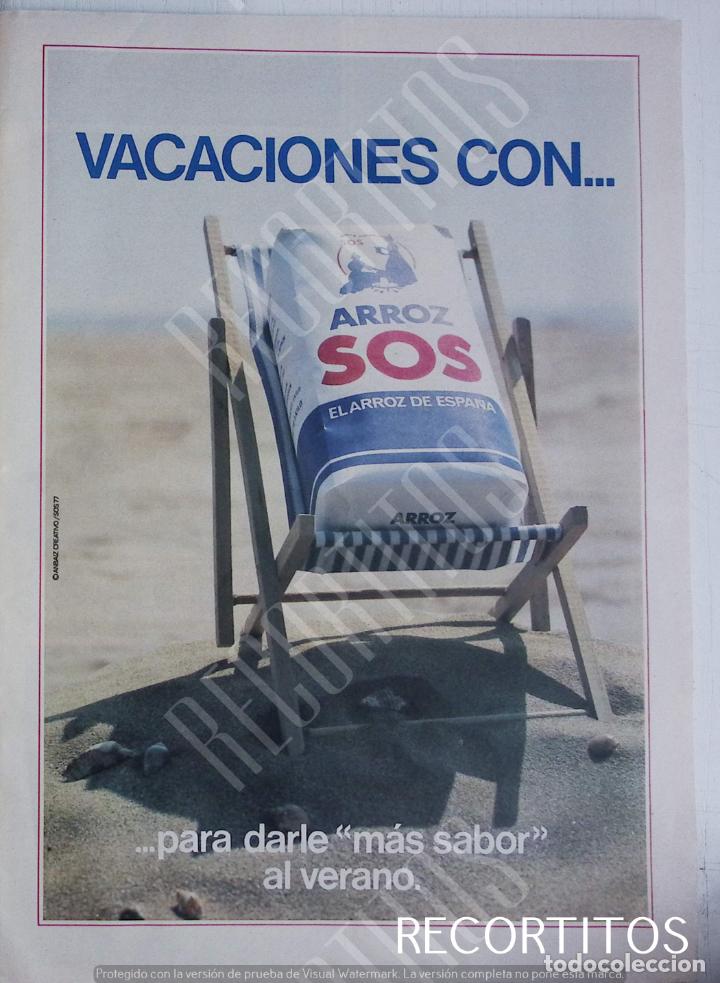 Coleccionismo de Revistas y Peri&oacute;dicos: SOS ARROZ ANUNCIO PUBLICIDAD