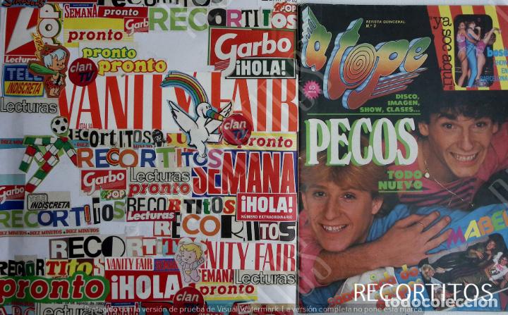 Coleccionismo de Revistas y Peri&oacute;dicos: RECORTE PORTADA PECOS MABEL MIGUEL BOSE