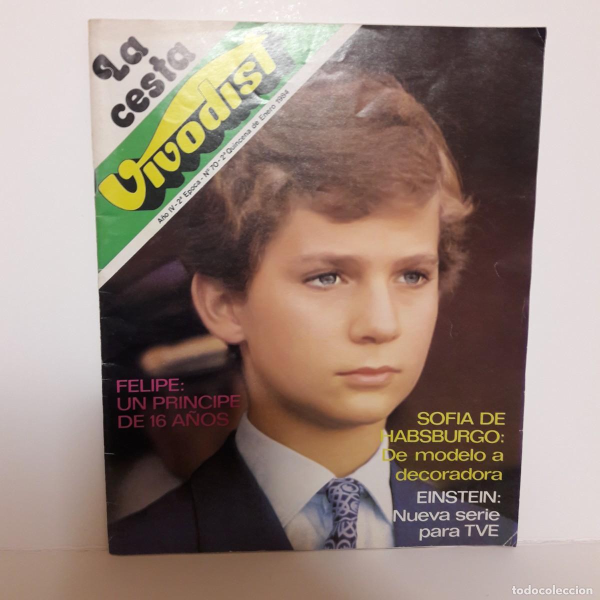 Coleccionismo de Revistas y Peri&oacute;dicos: Revista La cesta vivodist 1984 n 70 Principe Felipe Einstein Hasburgo