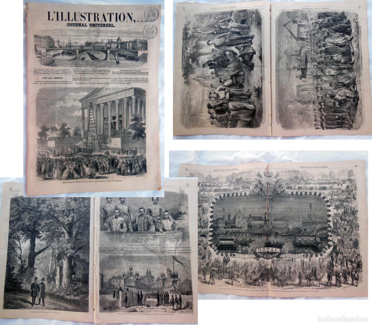 Collezionismo di Riviste e Giornali: L'ILLUSTRATION, Journal Universel. 29 juin 1861