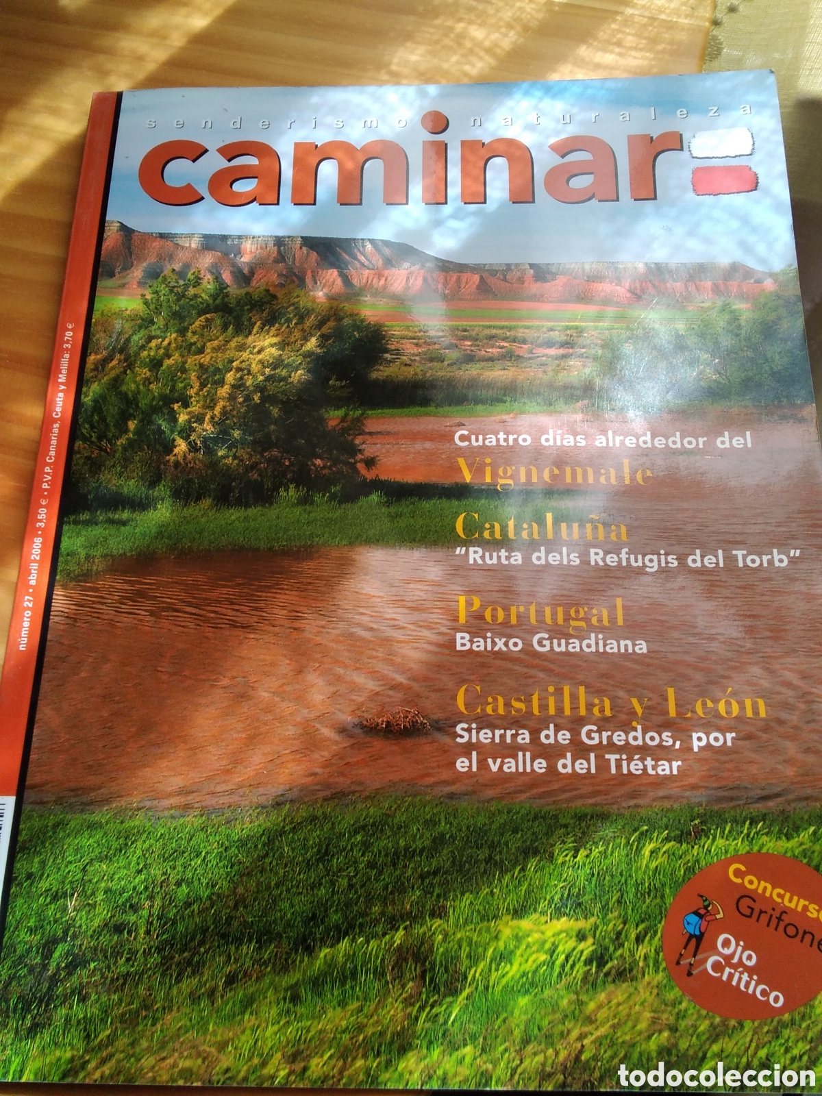 Coleccionismo de Revistas y Peri&oacute;dicos: Caminar revista senderismo y naturaleza n&uacute;mero 27 Gredos Torb Vignemale