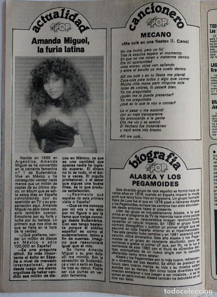 Coleccionismo de Revistas y Peri&oacute;dicos: AMANDA MIGUEL MECANO EN TU FIESTA ME COLE ALASKA Y LOS PEGAMOIDES