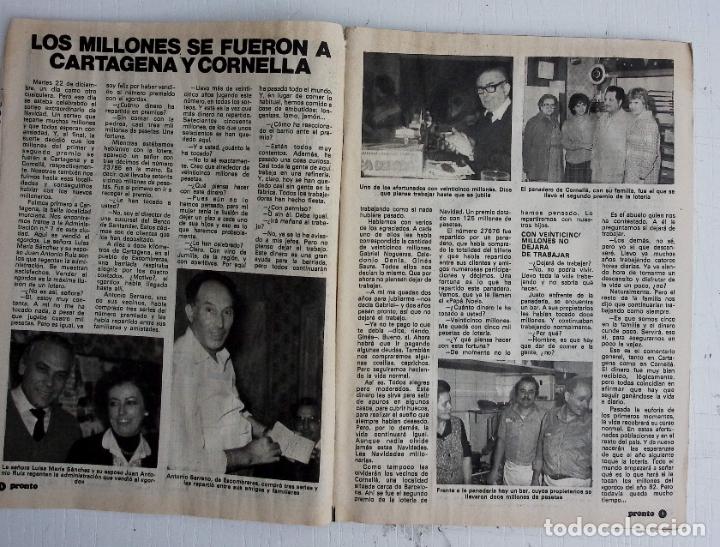 Colecionismo de Revistas e Jornais: CARTAGENA CORNELLA LOTERIA NACIONAL EL GORDO DE NAVIDAD 1982