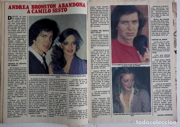 Collectionnisme de Revues et Journaux: ANDREA BRONSTON CAMILO SESTO