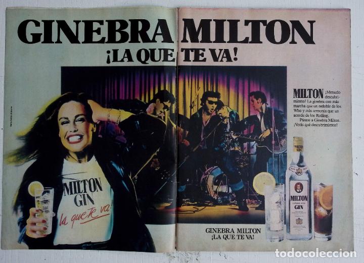Coleccionismo de revistas y peri&oacute;dicos: MILTON GIN GINEBRA ANUNCIO PUBLICIDAD ROCKABILLY ROCK