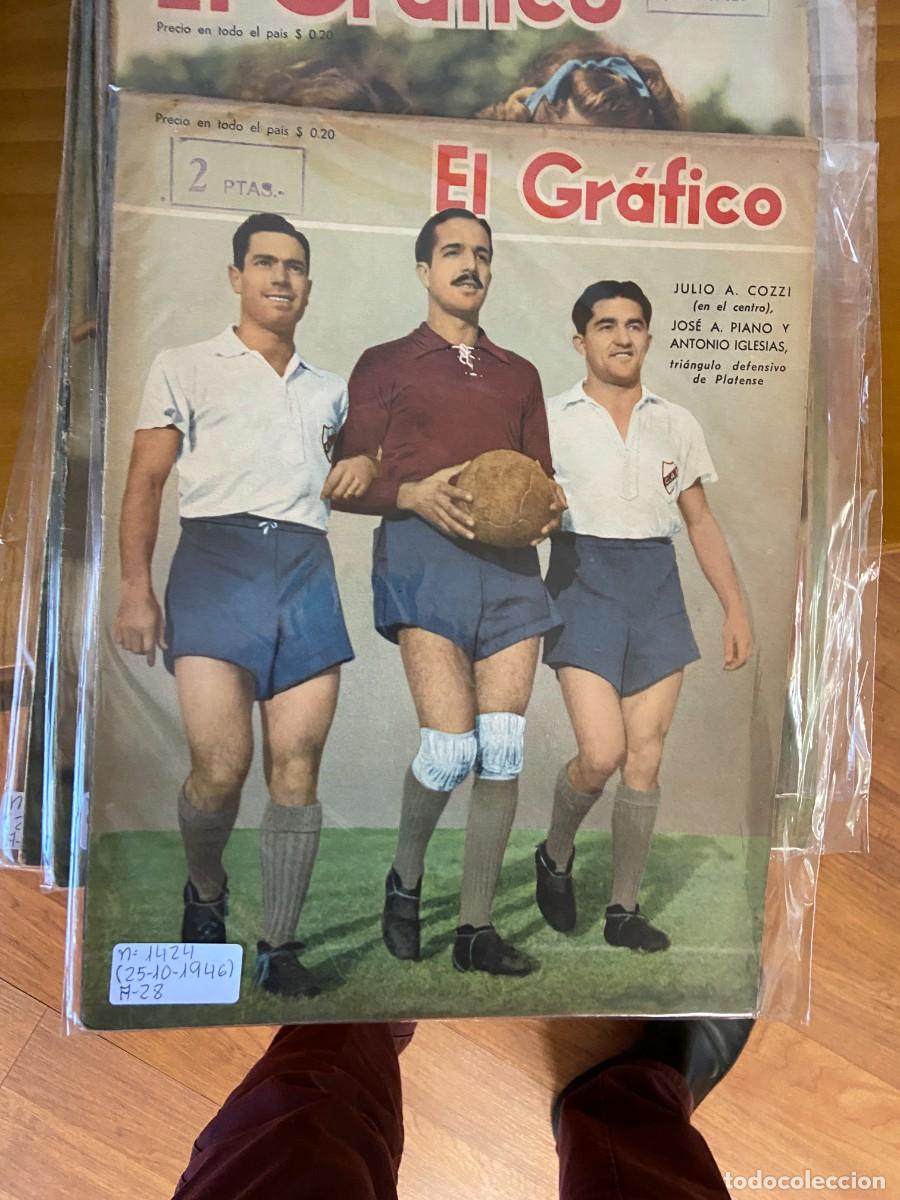 Coleccionismo de Revistas y Peri&oacute;dicos: el grafico n&ordm; 1424 buenos aires 25-10-1946 julio a. cozzi- jose a. piano y antonio iglesias
