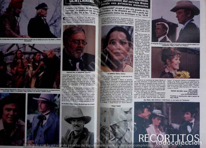 Coleccionismo de revistas y peri&oacute;dicos: 78 CENTENNIAL CHAD EVERETT BARBARA CARRERA RAYMOND BURR DENIS WEAVER ROBERT VAUGHN