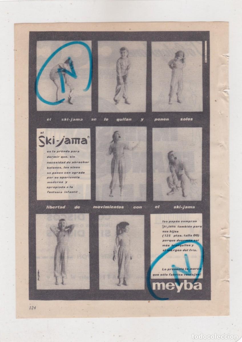 Coleccionismo de Revistas y Peri&oacute;dicos: PUBLICIDAD T 1956. ANUNCIO SKI-JAMA. MEYBA + POLIGLOPHONE CCC (REVERSO)