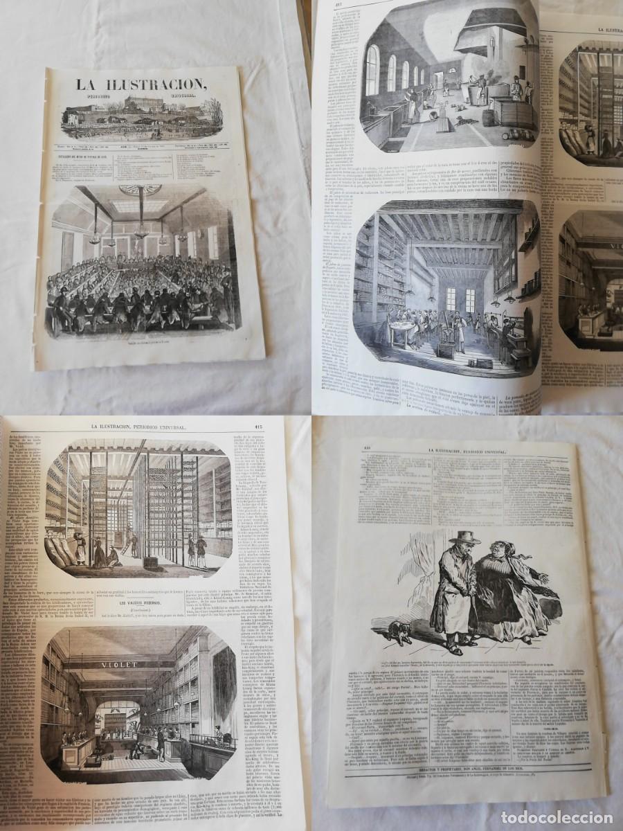 Collezionismo di Riviste e Giornali: ANTIGUO PERI&Oacute;DICO /OLD NEWSPAPER: LA ILUSTRACI&Oacute;N N&ordm;42 1852