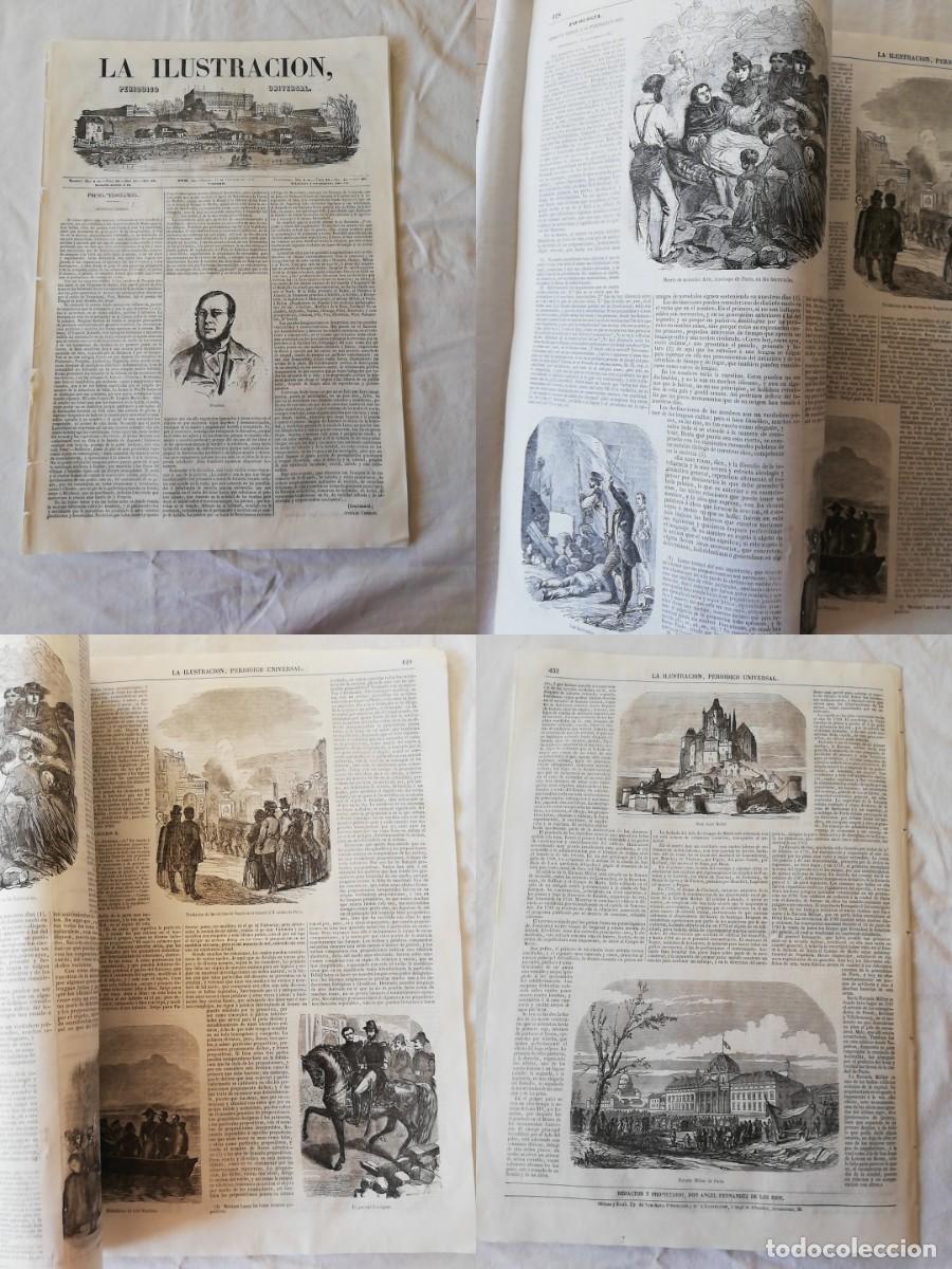Collezionismo di Riviste e Giornali: ANTIGUO PERI&Oacute;DICO /OLD NEWSPAPER: LA ILUSTRACI&Oacute;N N&ordm;44 1852