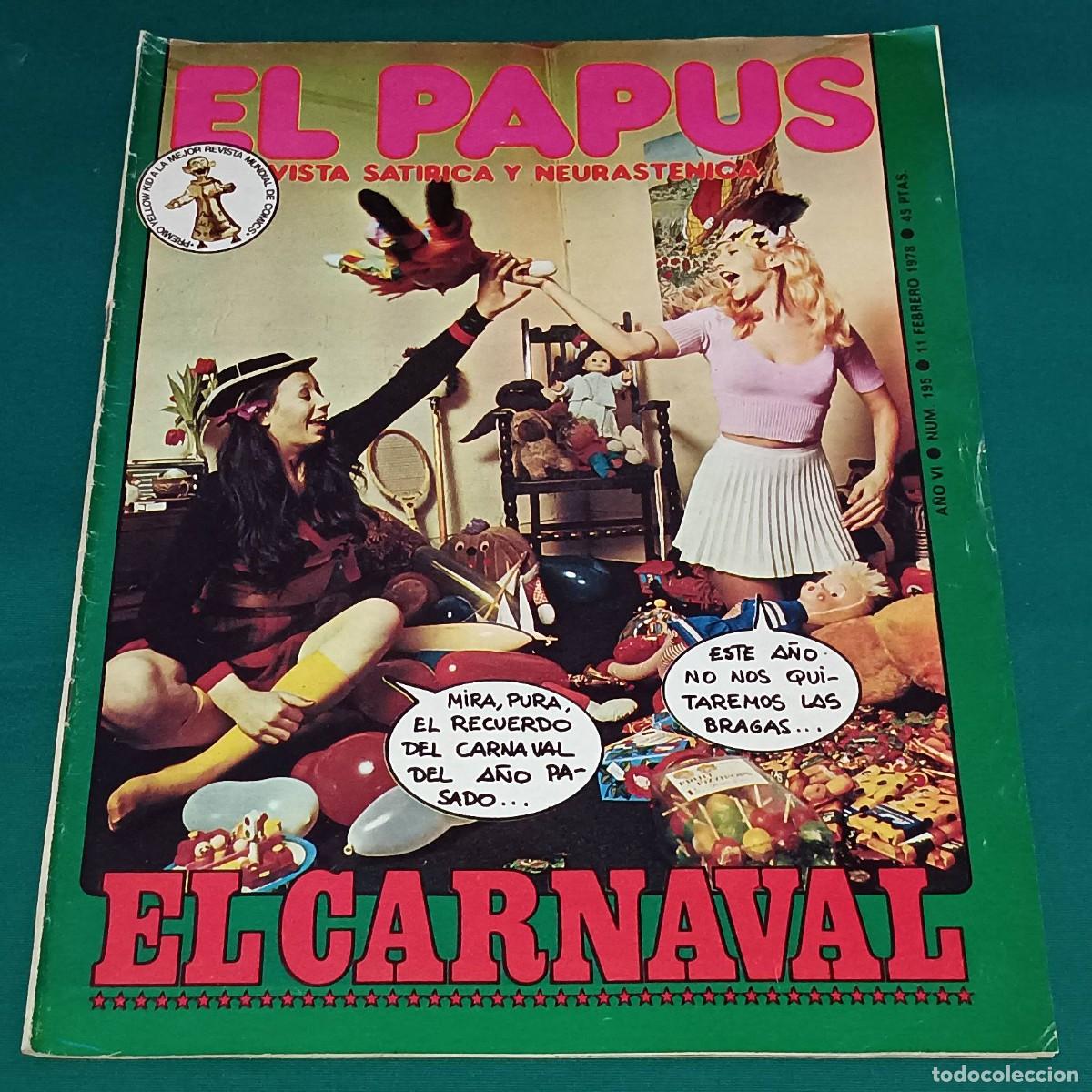 Coleccionismo de Revistas y Peri&oacute;dicos: REVISTA EL PAPUS --- NUMERO 195 --- FEB 1978