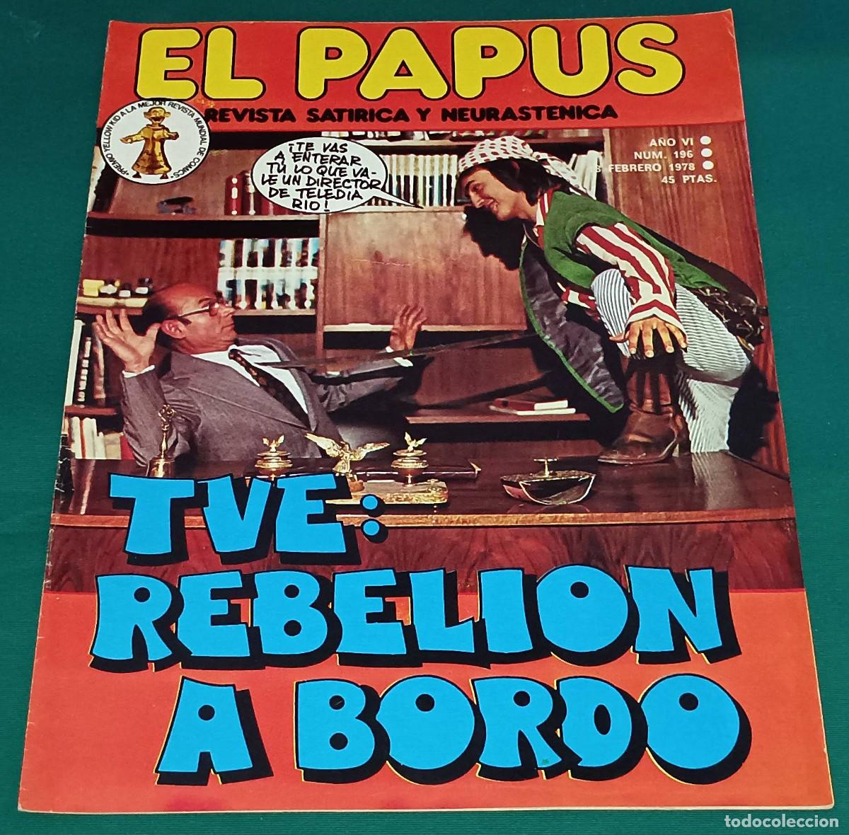Coleccionismo de Revistas y Peri&oacute;dicos: REVISTA EL PAPUS --- NUMERO 196 --- FEB 1978