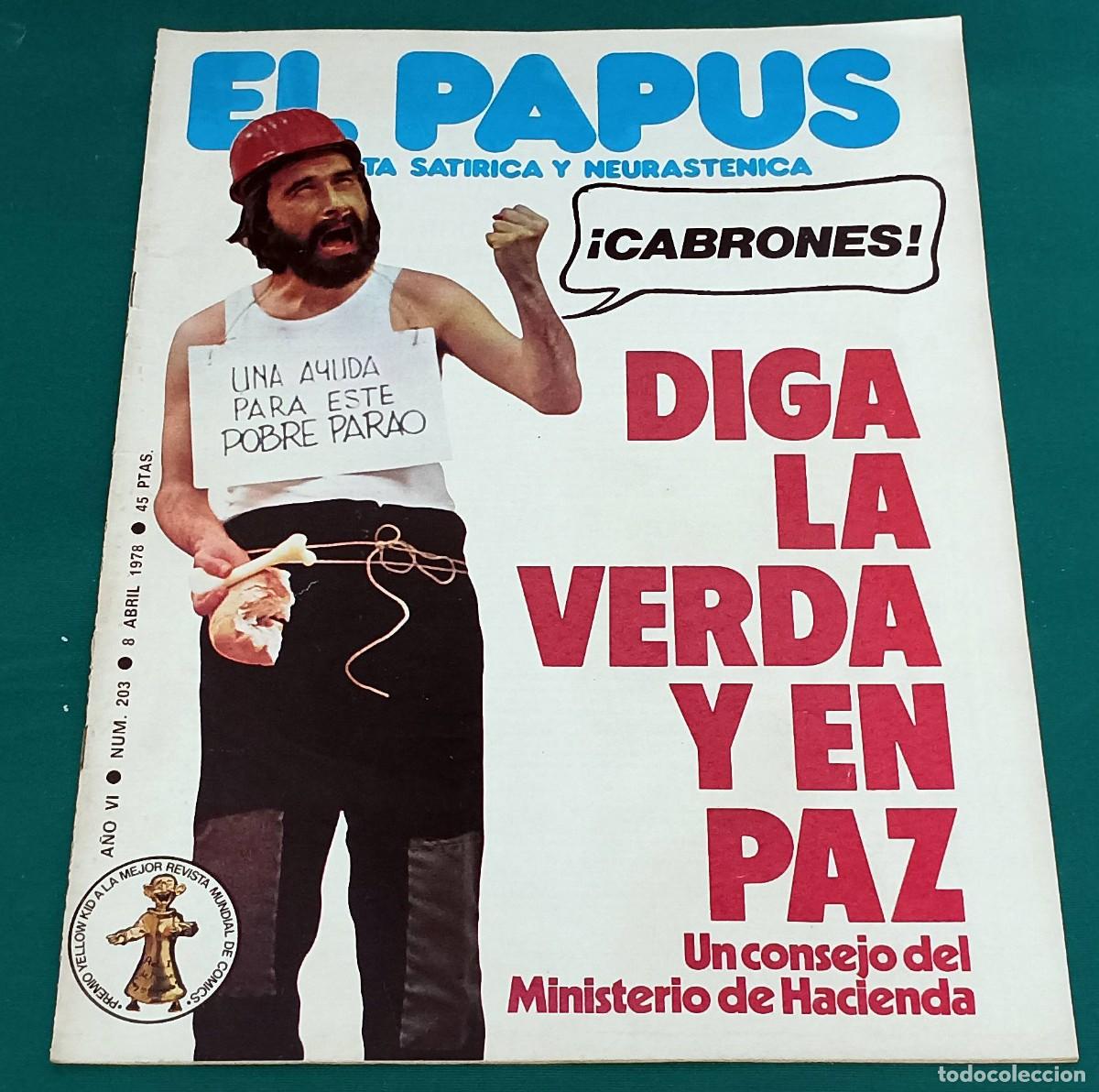 Coleccionismo de Revistas y Peri&oacute;dicos: REVISTA EL PAPUS --- NUMERO 203 --- ABR 1978
