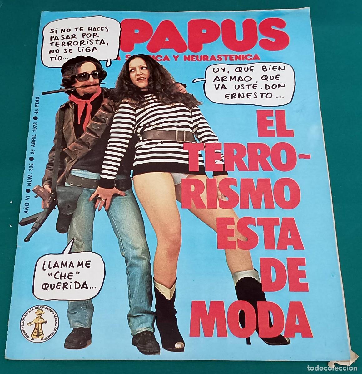 Coleccionismo de Revistas y Peri&oacute;dicos: REVISTA EL PAPUS --- NUMERO 206 --- ABR 1978