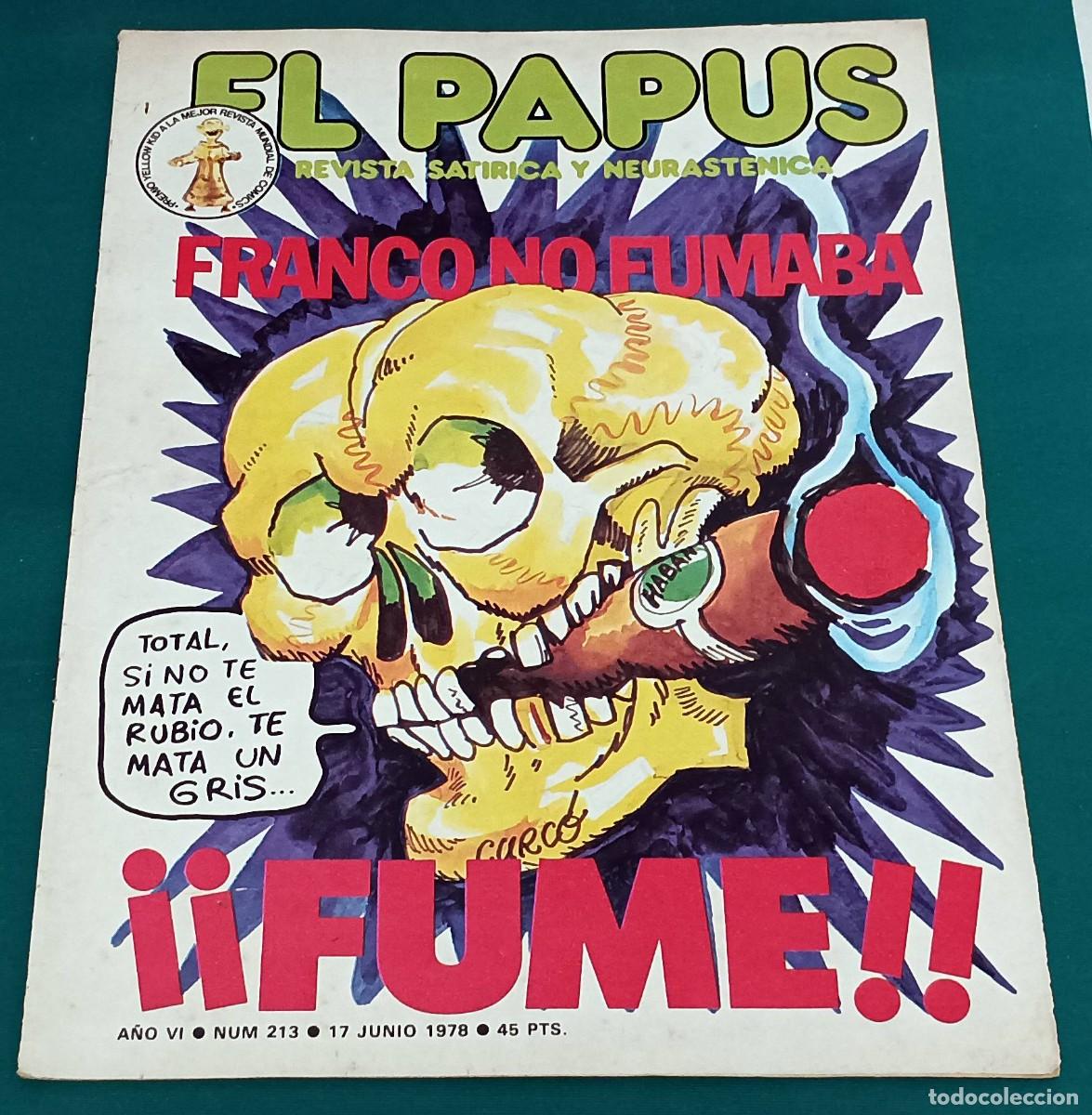 Coleccionismo de Revistas y Peri&oacute;dicos: REVISTA EL PAPUS --- NUMERO 213 --- JUN 1978
