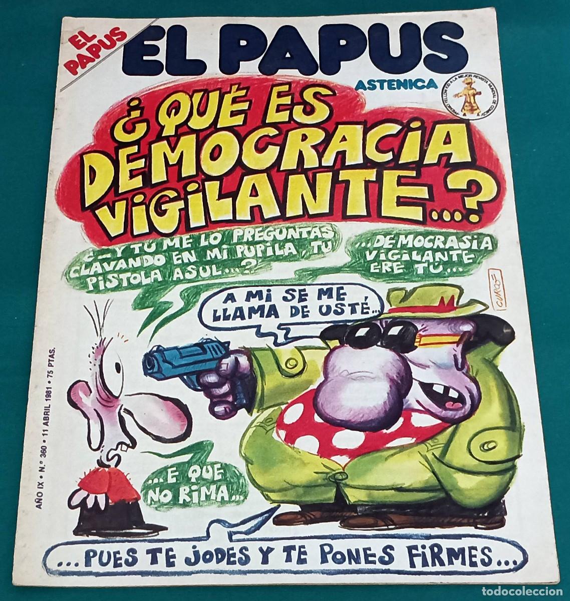 Coleccionismo de Revistas y Peri&oacute;dicos: REVISTA EL PAPUS --- NUMERO 360 --- ABR 1981
