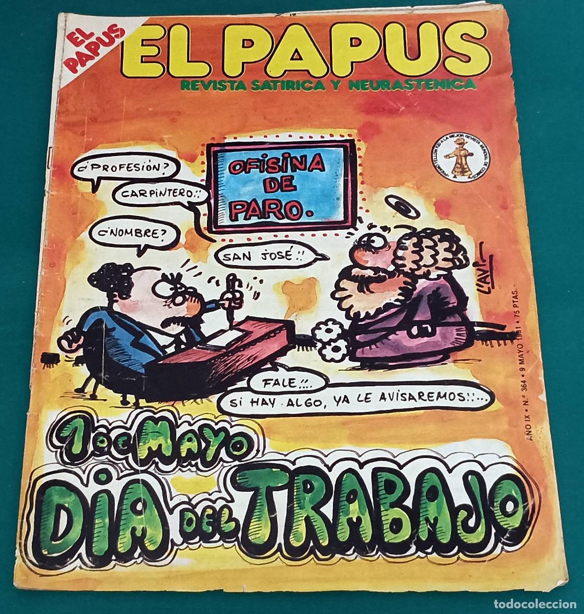 Coleccionismo de Revistas y Peri&oacute;dicos: REVISTA EL PAPUS --- NUMERO 364 --- MAY 1981
