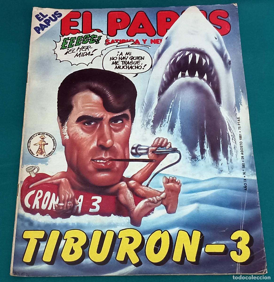Coleccionismo de Revistas y Peri&oacute;dicos: REVISTA EL PAPUS --- NUMERO 380 --- AGO 1981