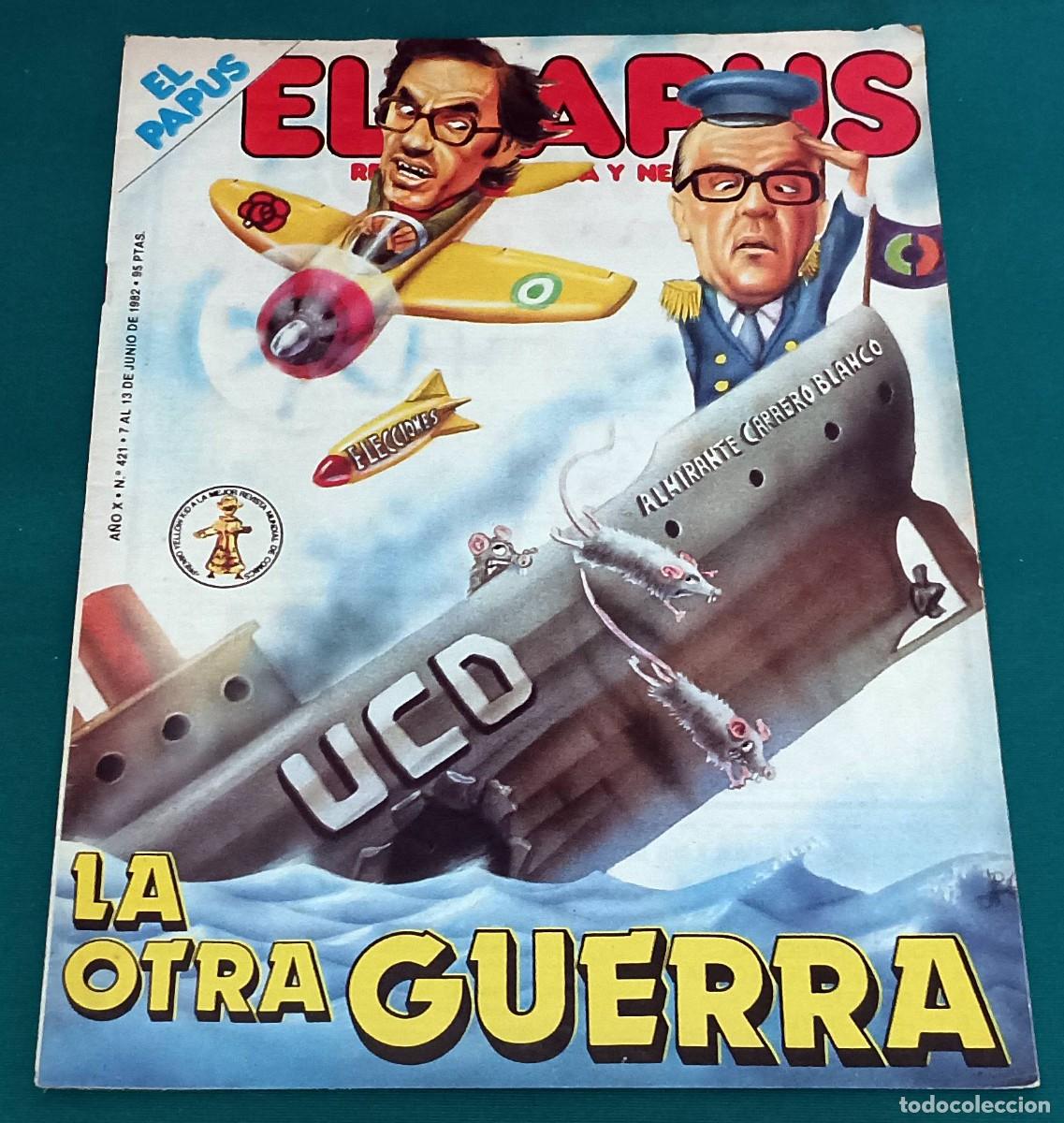 Coleccionismo de Revistas y Peri&oacute;dicos: REVISTA EL PAPUS --- NUMERO 421 --- JUN 1982