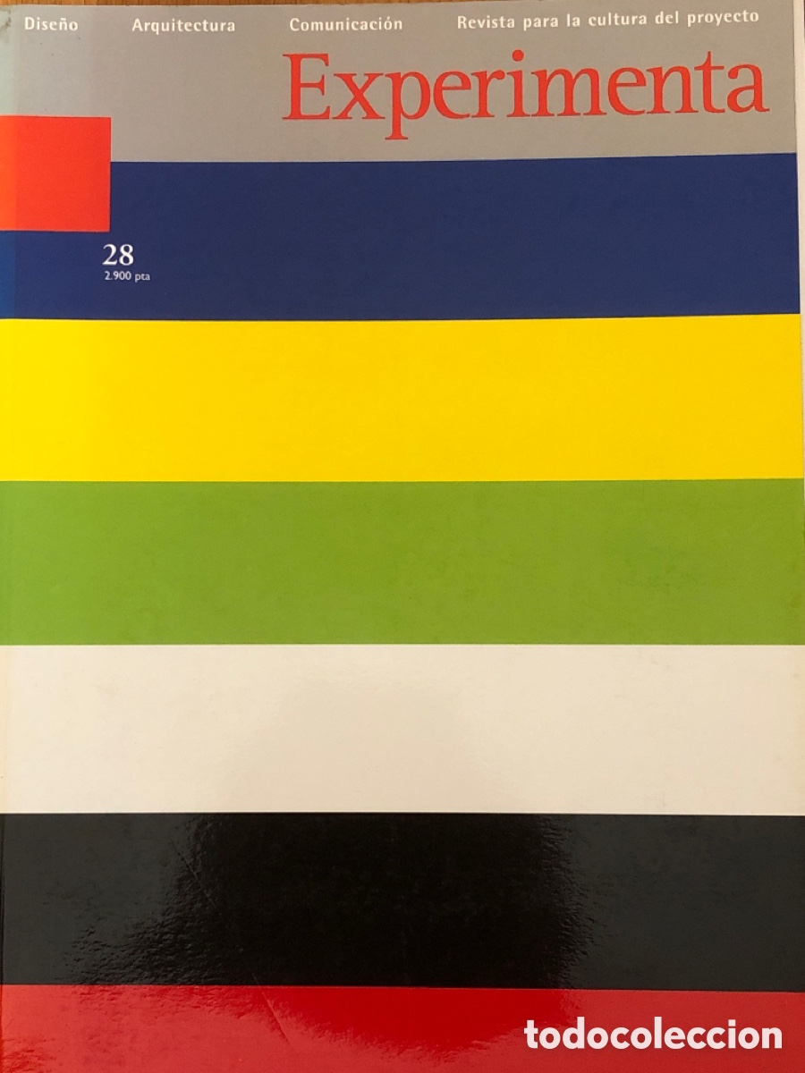 Coleccionismo de revistas y peri&oacute;dicos: REVISTA EXPERIMENTA N&ordm; 28, DISE&Ntilde;O, ARQUITECTURA, COMUNICACI&Oacute;N, PROYECTO, HABITAT, MAGAZINE