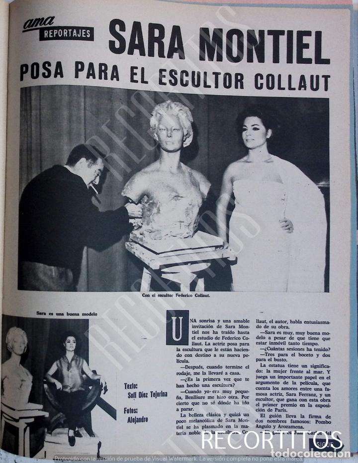 Coleccionismo de revistas y peri&oacute;dicos: sara montiel