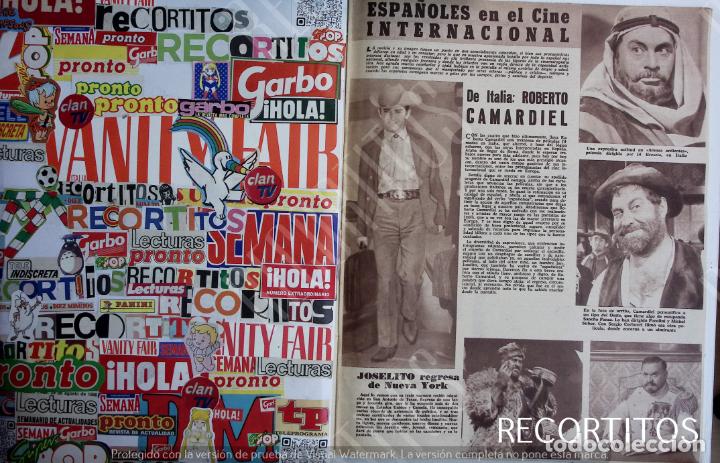 Coleccionismo de Revistas y Peri&oacute;dicos: JOSELITO ROBERTO CAMARDIEL
