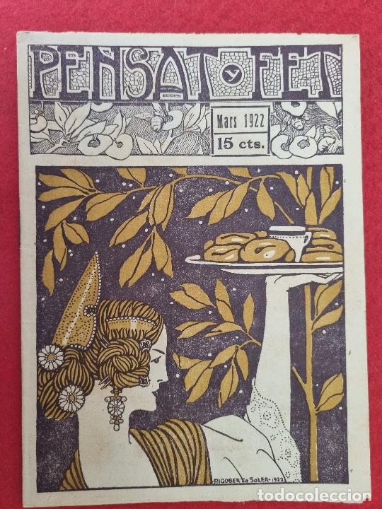 Collectionnisme de Revues et Journaux: REVISTA FALLERA FALLAS DE VALENCIA PENSAT Y FET 1922 ORIGINAL , RF2