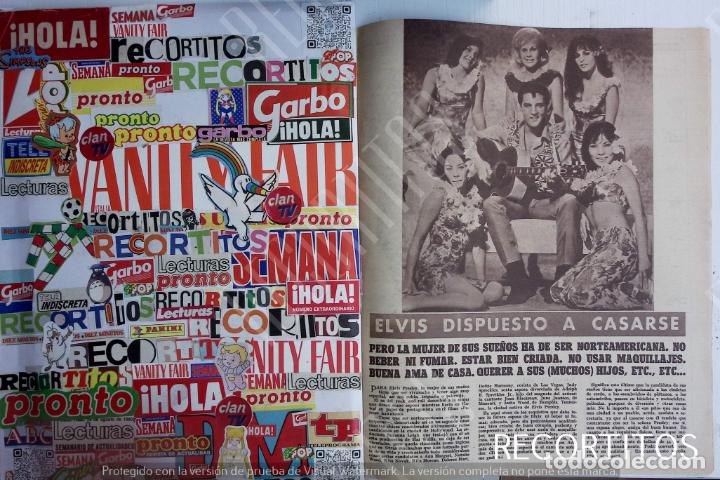 Coleccionismo de revistas y peri&oacute;dicos: elvis presley