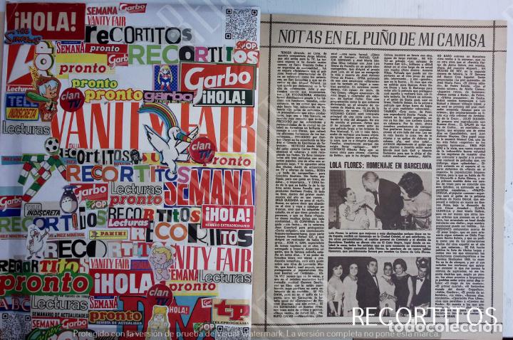 Coleccionismo de revistas y peri&oacute;dicos: lola flores
