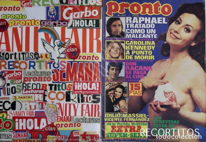 Coleccionismo de Revistas y Peri&oacute;dicos: recorte portada paco cecilio don racano mary paz pondal raphael massiel