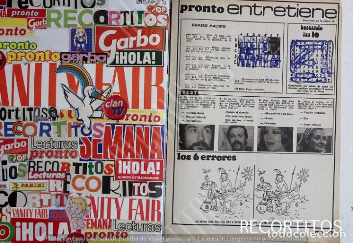 Coleccionismo de revistas y peri&oacute;dicos: virginia mckenna sara montiel jose maria i&ntilde;igo jose sacristan