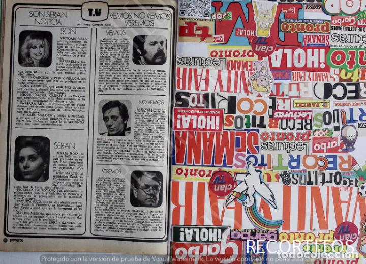 Coleccionismo de Revistas y Peri&oacute;dicos: RAFFAELLA CARRA maria rosa jose maria i&ntilde;igo