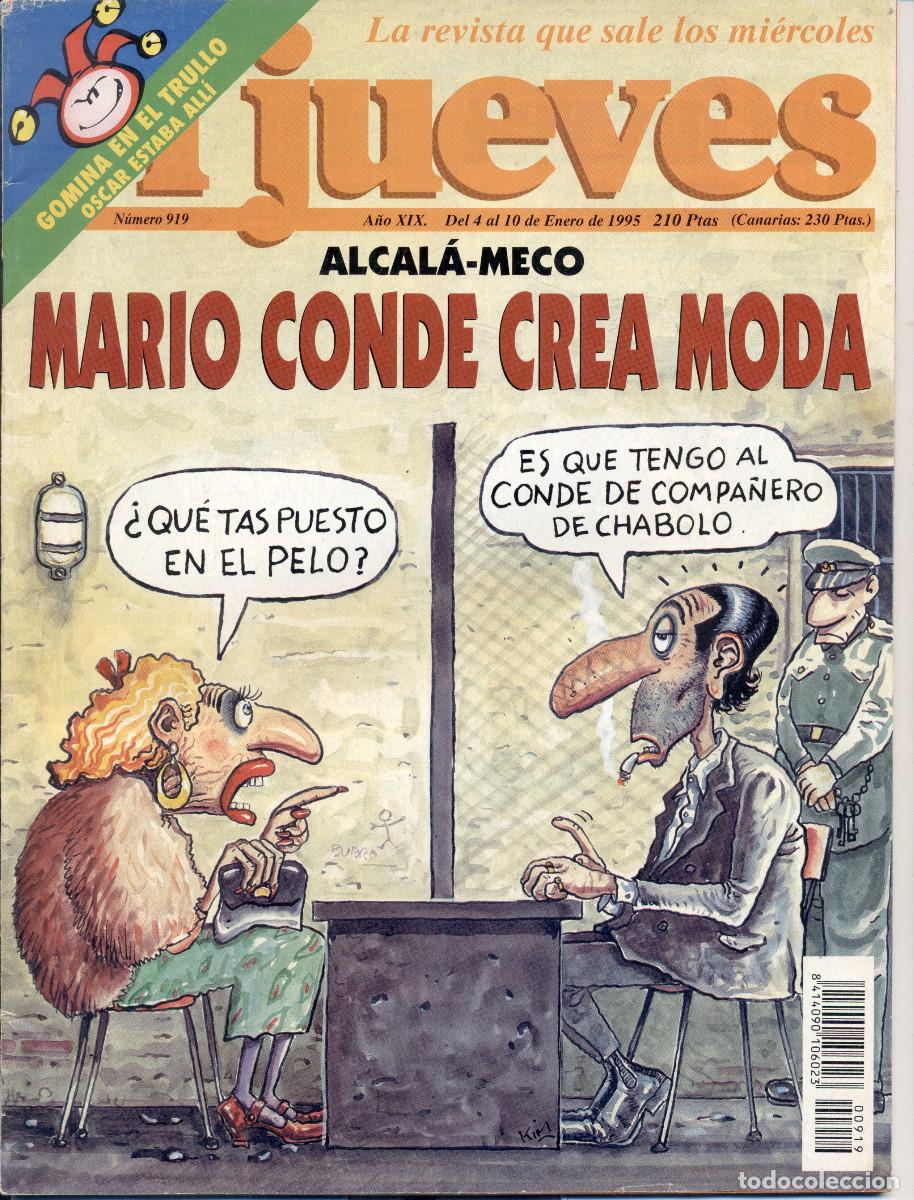 Coleccionismo de revistas y peri&oacute;dicos: Revista el jueves 919 de 1995