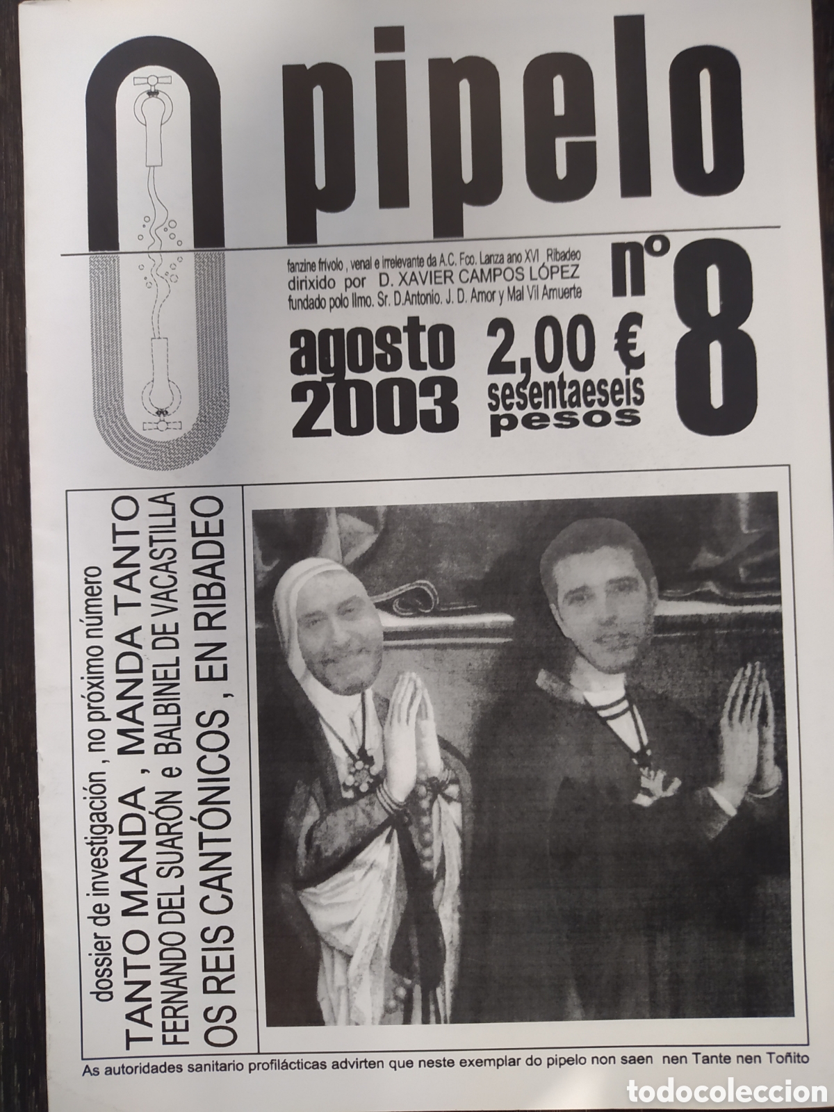 Collection Magazines and Newspapers: Revista O Pipelo, n&uacute;mero 8. Ribadeo