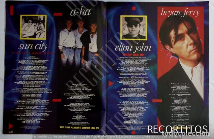 Coleccionismo de revistas y peri&oacute;dicos: a-ha elton john bryan ferry sun city