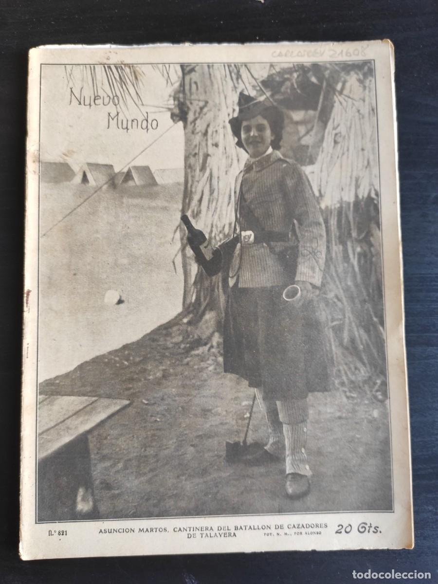 Sammeln von Zeitschriften und Zeitungen: REVISTA ILUSTRADA NUEVO MUNDO. N&ordm; 821. A&Ntilde;O 1909. OPERACIONES DE GUERRA EN MAR CHICA. LA OFENS.. LEER