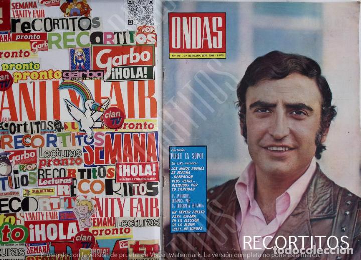 Coleccionismo de Revistas y Peri&oacute;dicos: recorte portada peret