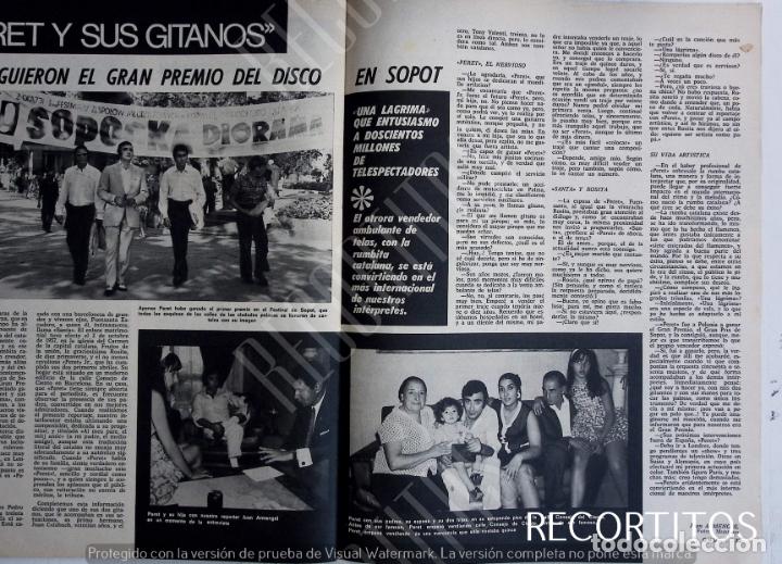 Coleccionismo de Revistas y Peri&oacute;dicos: peret y sus gitanos en sopot eurovision