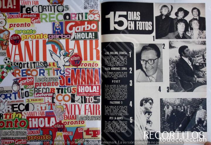 Coleccionismo de Revistas y Peri&oacute;dicos: peret falsterbo PACO MARTINEZ SORIA the rolling stones jess and james