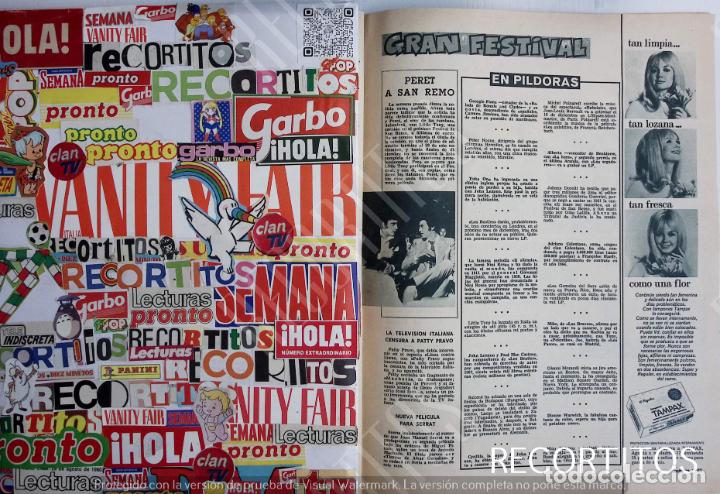 Coleccionismo de Revistas y Peri&oacute;dicos: tampax anuncio publicidad little tony peret san remo