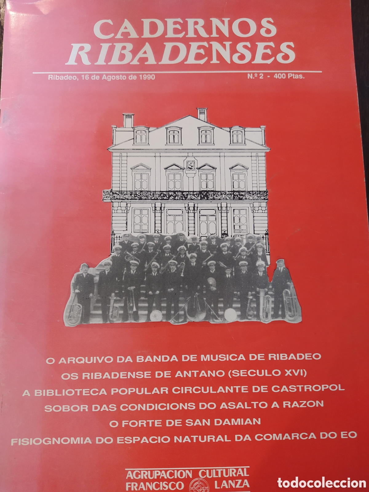 Collection Magazines and Newspapers: Cadernos Ribadenses, n&uacute;mero 2. Ribadeo