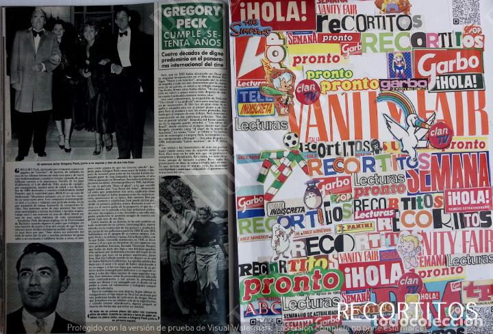 Coleccionismo de revistas y peri&oacute;dicos: GREGORY PECK - Foto 1