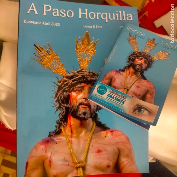 Coleccionismo de revistas y peri&oacute;dicos: dificil CADIZ REVISTA SEMANA SANTA a paso horquilla Descatalogado 2023 m&aacute;s itinerario