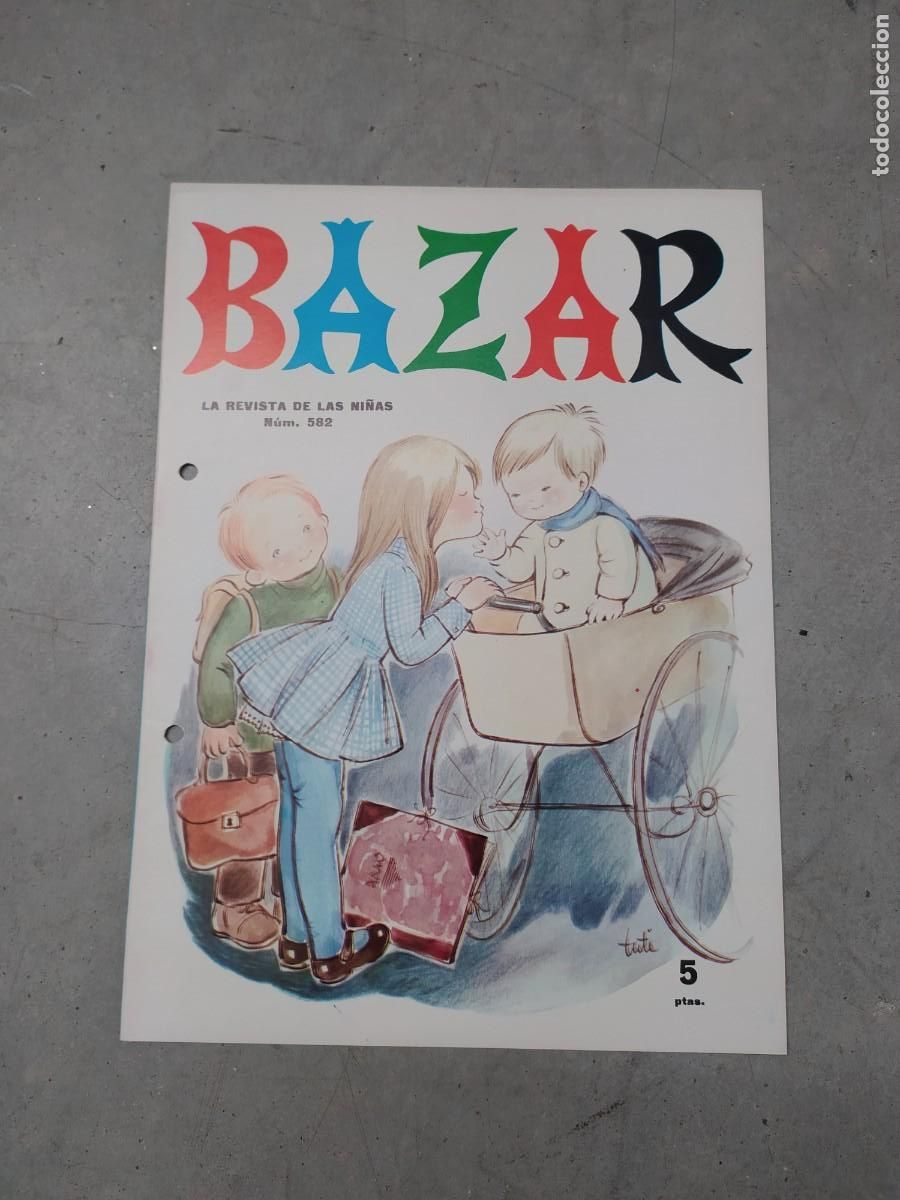 Collezionismo di Riviste e Giornali: REVISTA BAZAR PARA NI&Ntilde;AS N&ordm; 582 - ARTES GR&Aacute;FICAS IBARRA