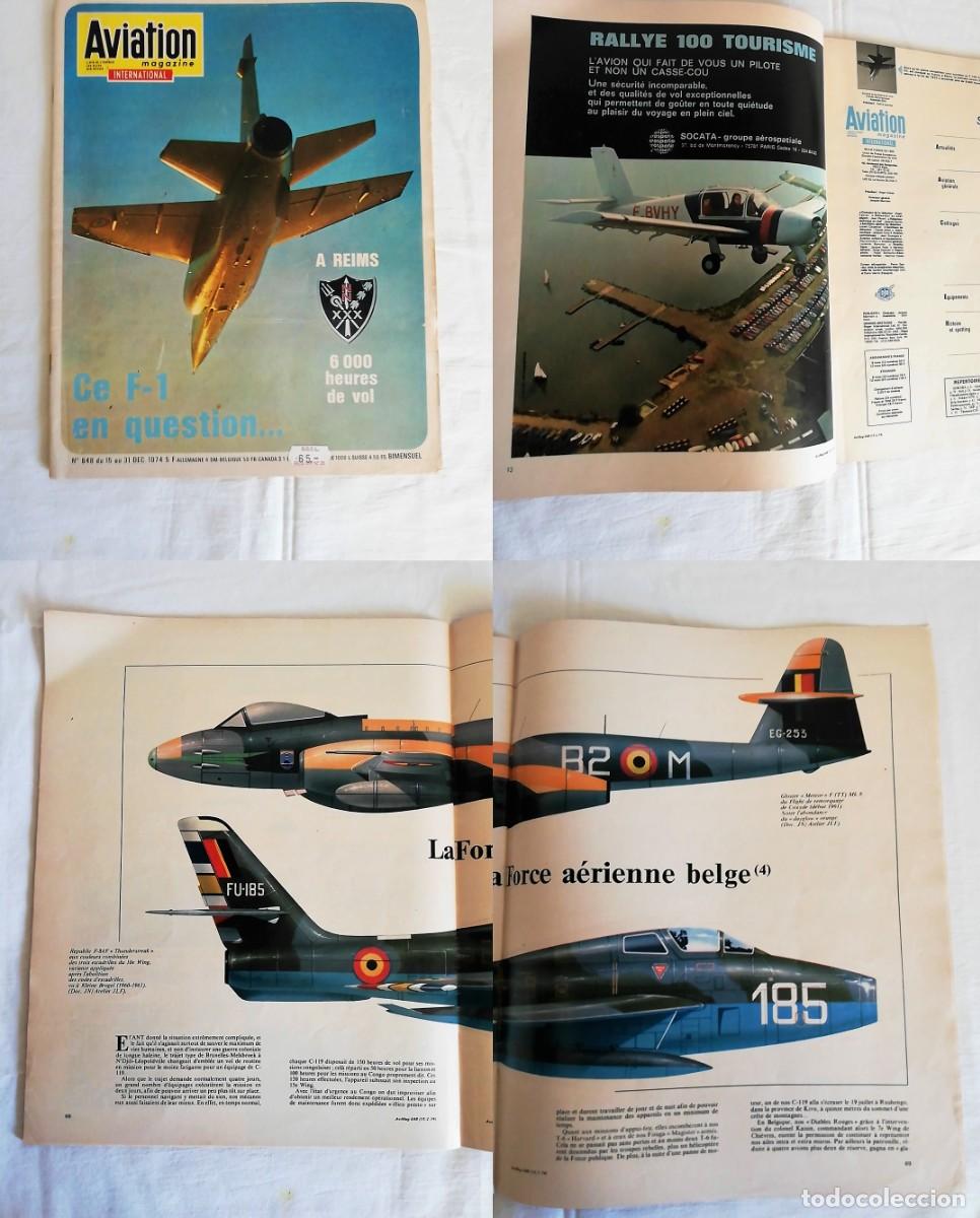 Collezionismo di Riviste e Giornali: AVIATION MAGAZINE INTERNATIONAL. 15 DECEMBRE 1974 N&deg; 648 : CE F-1 EN QUESTION -