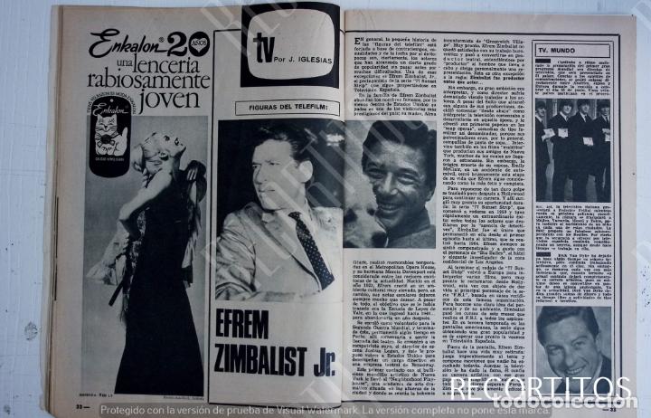 Coleccionismo de revistas y peri&oacute;dicos: EFREM ZIMBALIST JR THE BEATLES DICK VAN DYKE