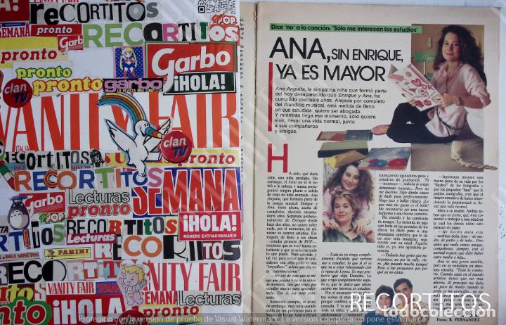 Collection Magazines and Newspapers: ANA ANGUITA ENRIQUE Y ANA