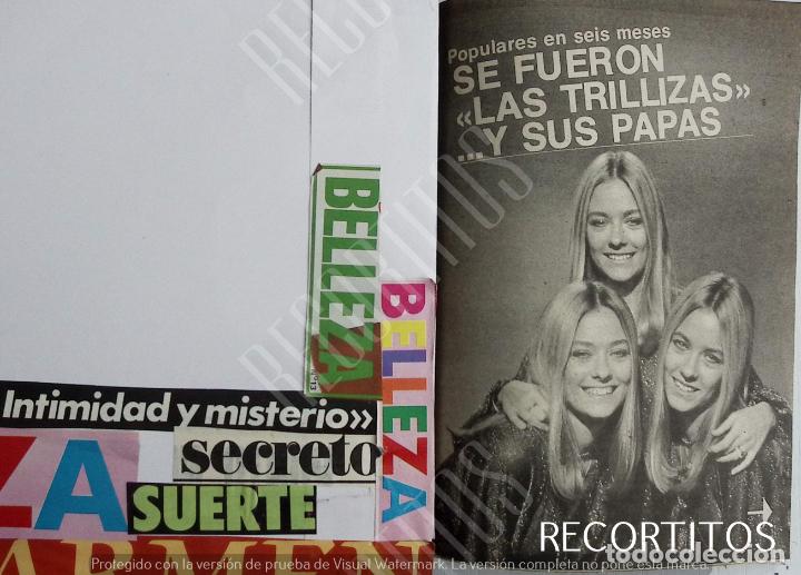 Coleccionismo de Revistas y Peri&oacute;dicos: LAS TRILLIZAS DE ORO DE JULIO IGLESIAS MARIA EMILIA