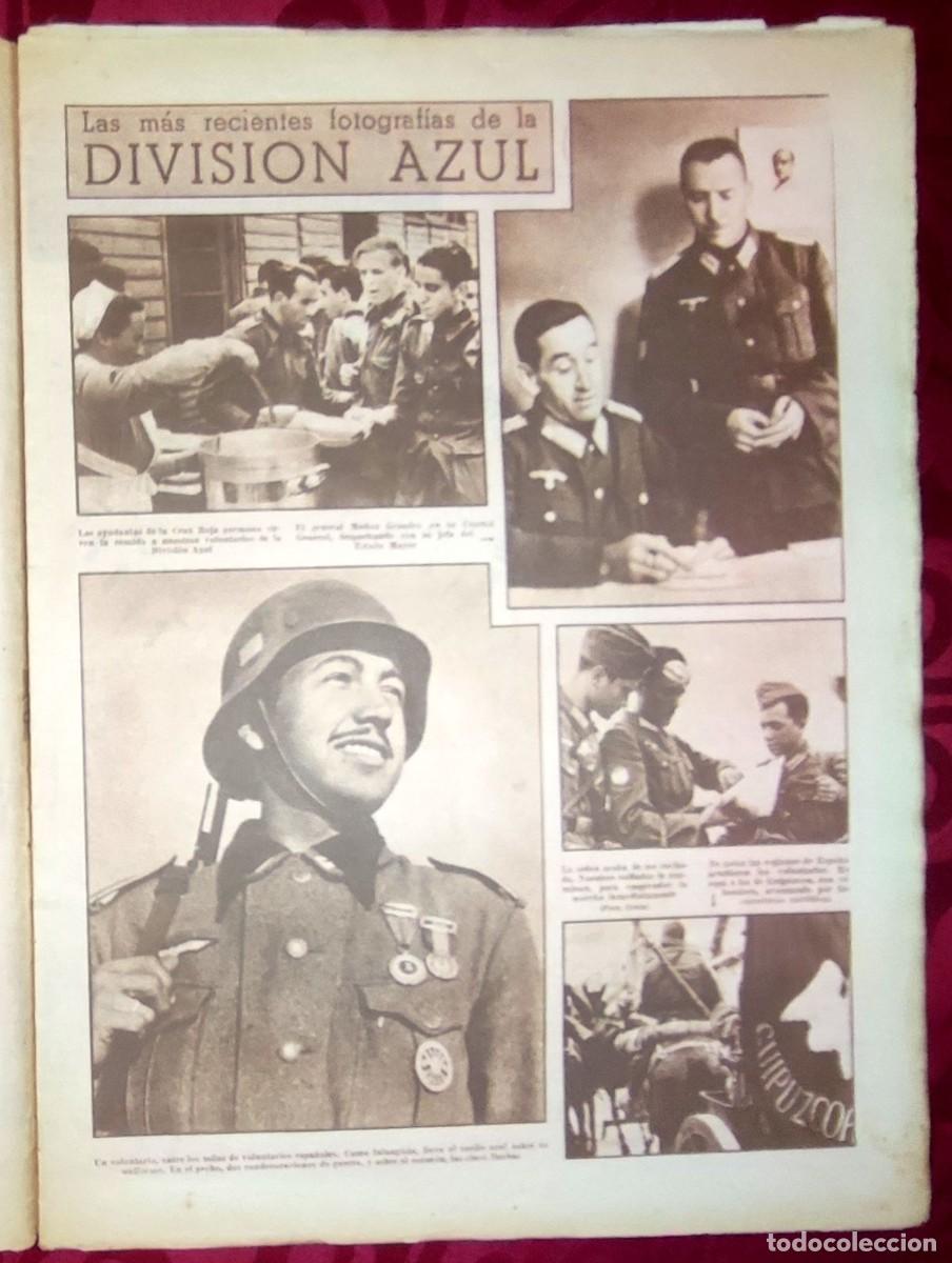 Coleccionismo de Revistas y Peri&oacute;dicos: FOTOS, SEMANARIO GRAFICO Num. 246 - 15 noviembre 1941 &ndash; Division Azul &ndash; Francisco Franco -