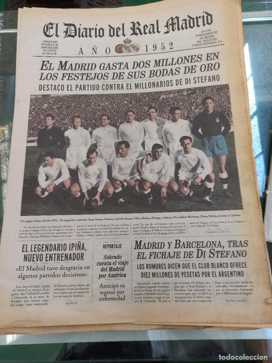 Coleccionismo de Revistas y Peri&oacute;dicos: El diario del Real Madrid desde el a&ntilde;o 1952 a 2002